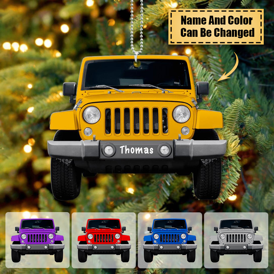 Personalized Off-Road car Christmas Ornament - Best Gift For Off-Road Lover