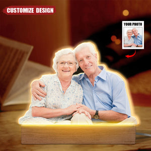 Life Is Better With You - Custom Photo Shaped 3D LED Light