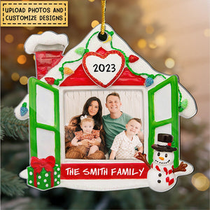 Custom Photo Family Is A Special Gift - Family Personalized Custom Ornament - Acrylic Custom Shaped - Christmas Gift For Family Members