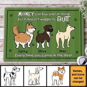 Gift Dog Wiggle Butt Every Time You Come In The Door Doormat