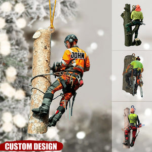 Personalized Arborist Christmas Ornament