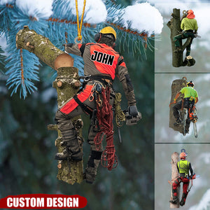 Personalized Arborist Christmas Ornament