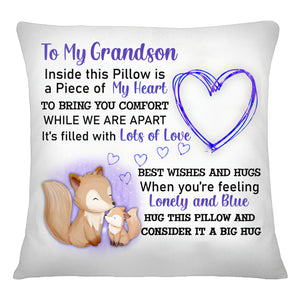 It's filled with Lots of Love - Personalized Pillow Case